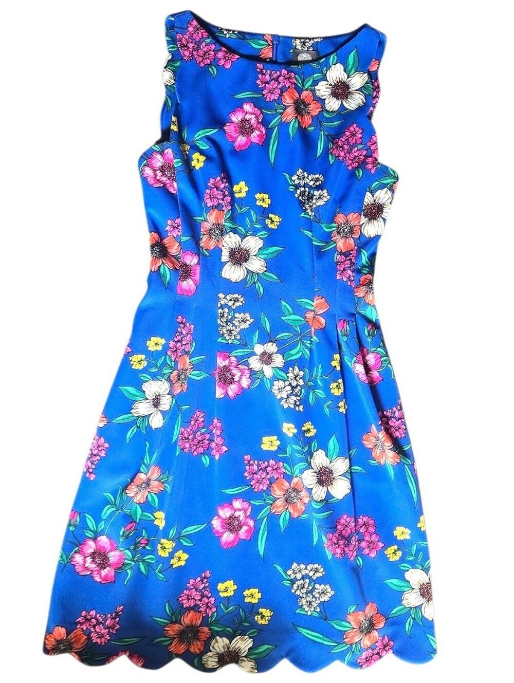 Vince Camuto Floral Printed Sleeveless Fit and Flare Dress - 6
